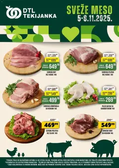 Tekijanka sveže meso - pregled Tekijanka kataloga - važi od 05.11.2025