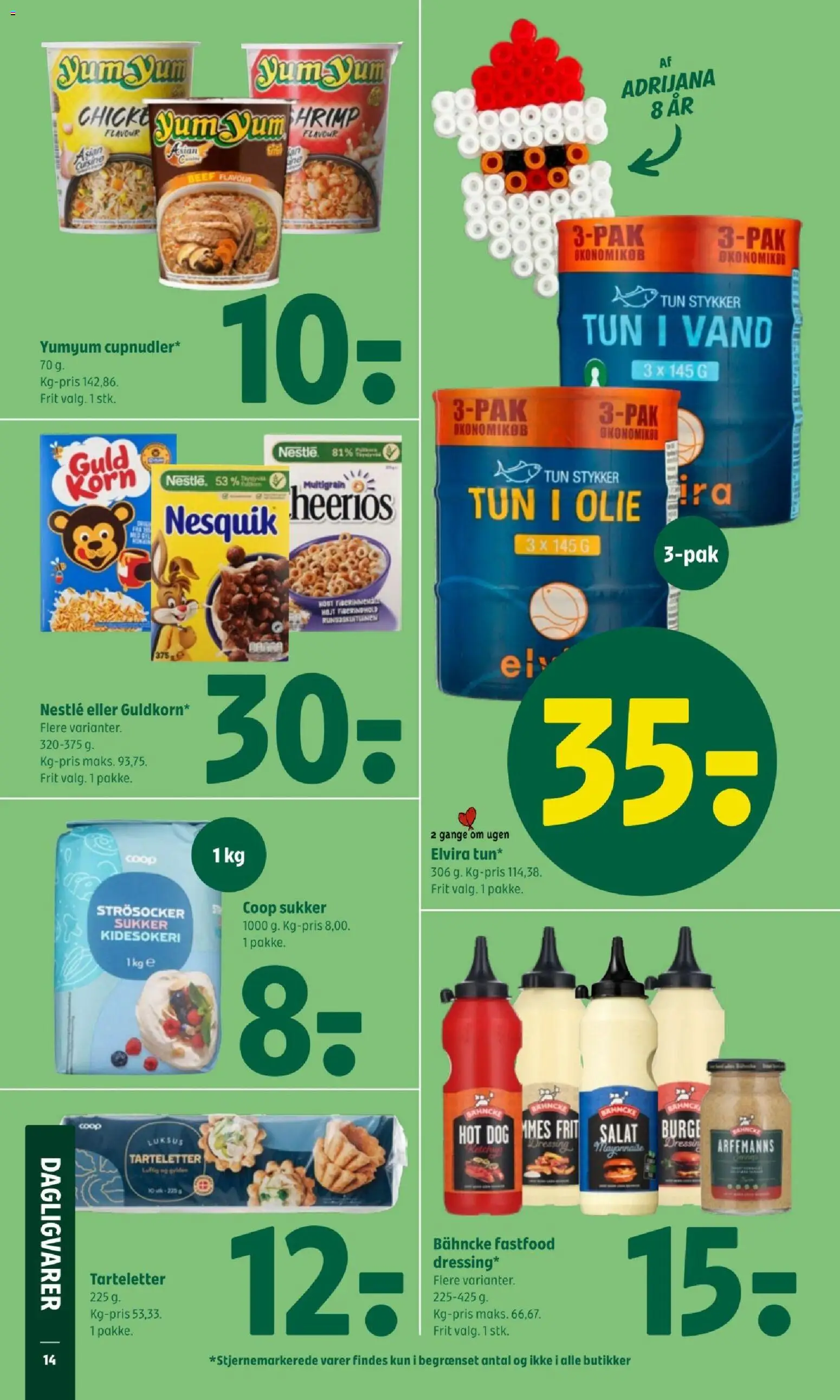Coop 365 tilbudsavis – gyldig fra 13.11.2025 | Side: 20 | Produkter: Olie, Dressing, Sukker, Tarteletter