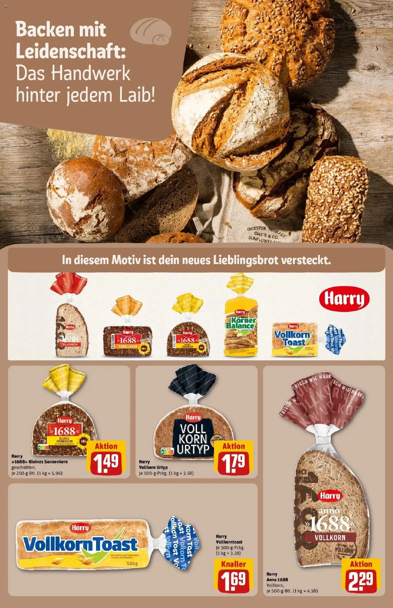 Rewe prospekt Höchberg	 – gültig ab 16.02.2026 | Seite: 16 | Produkte: Toast
