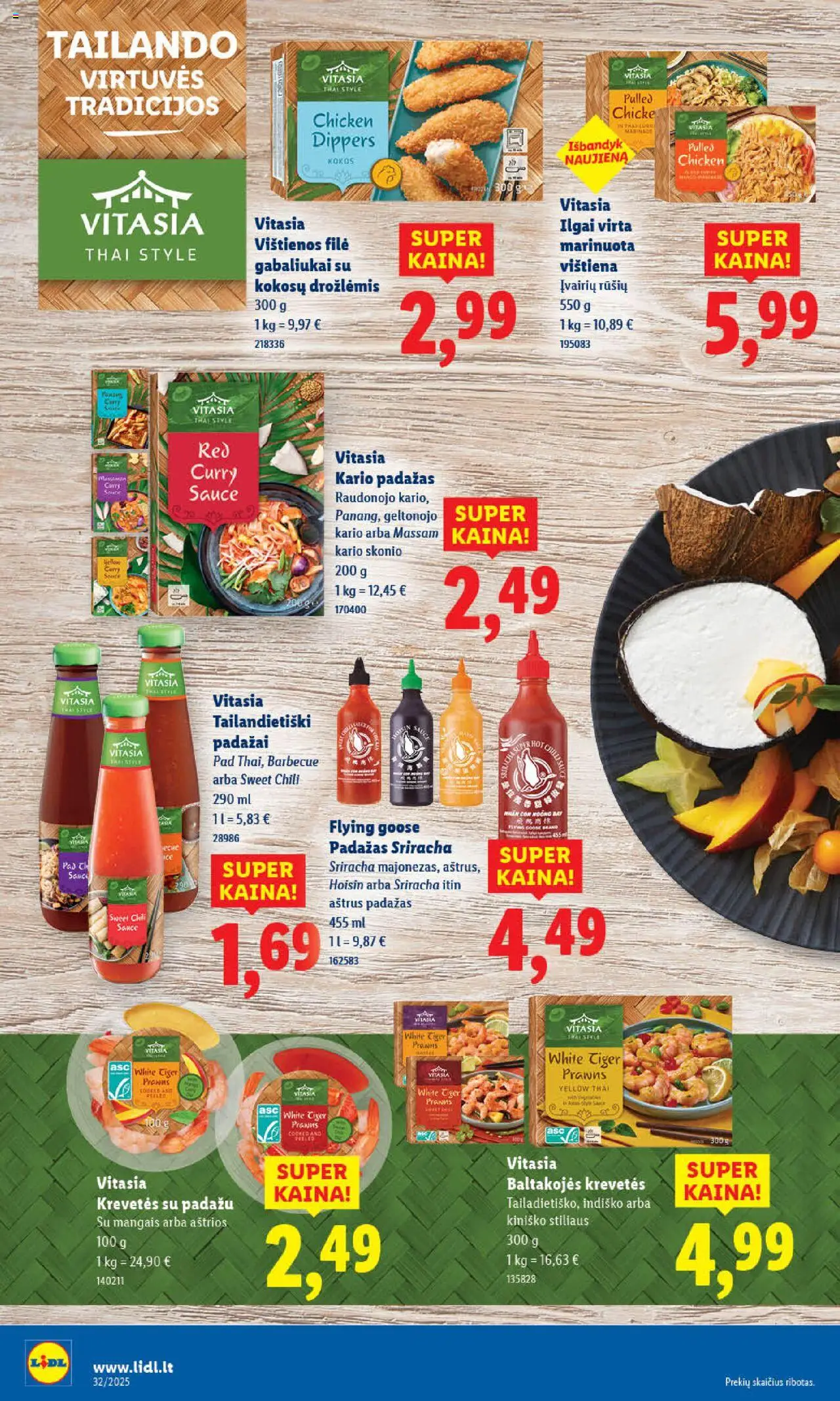 LIDL leidinys│galioja nuo 07.08.2025 | Puslapis: 30 | Prekių: Vištienos, Vištiena, Padažas