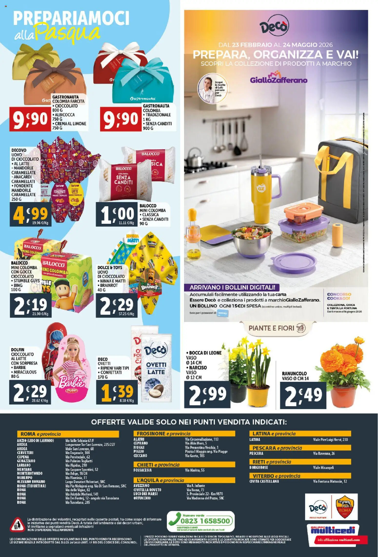 Volantino Decò del 23.02.2026 | Pagina: 20 | Prodotti: Crema, Limone, Anacardi, Mandorle