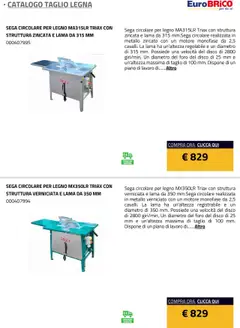 Anteprima del volantino Eurobrico Taglio Legna catalogo valido a partire dal 23.07.2025 | Pagina: 15