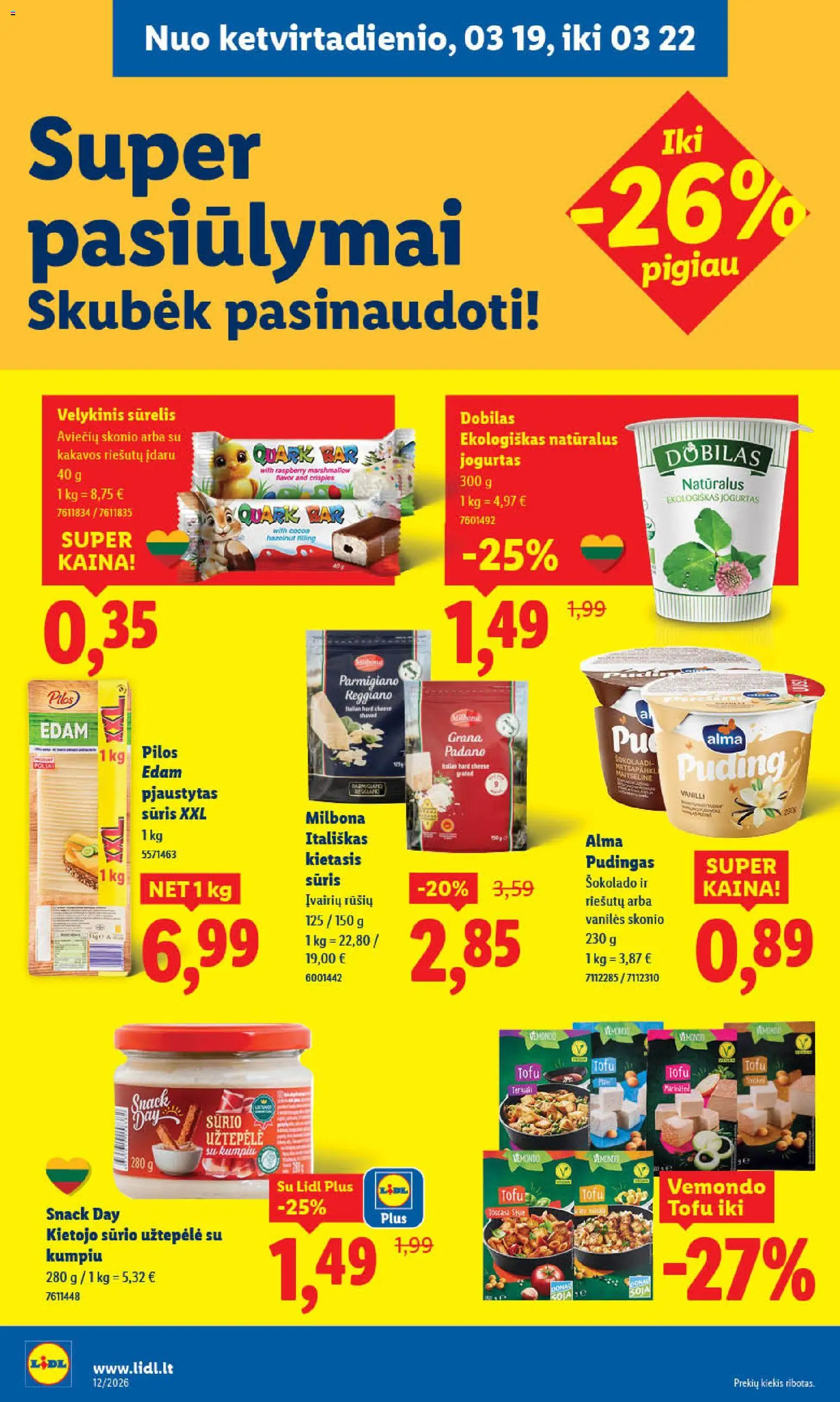 LIDL akcijos nuo 16.03.2026 | Puslapis: 39
