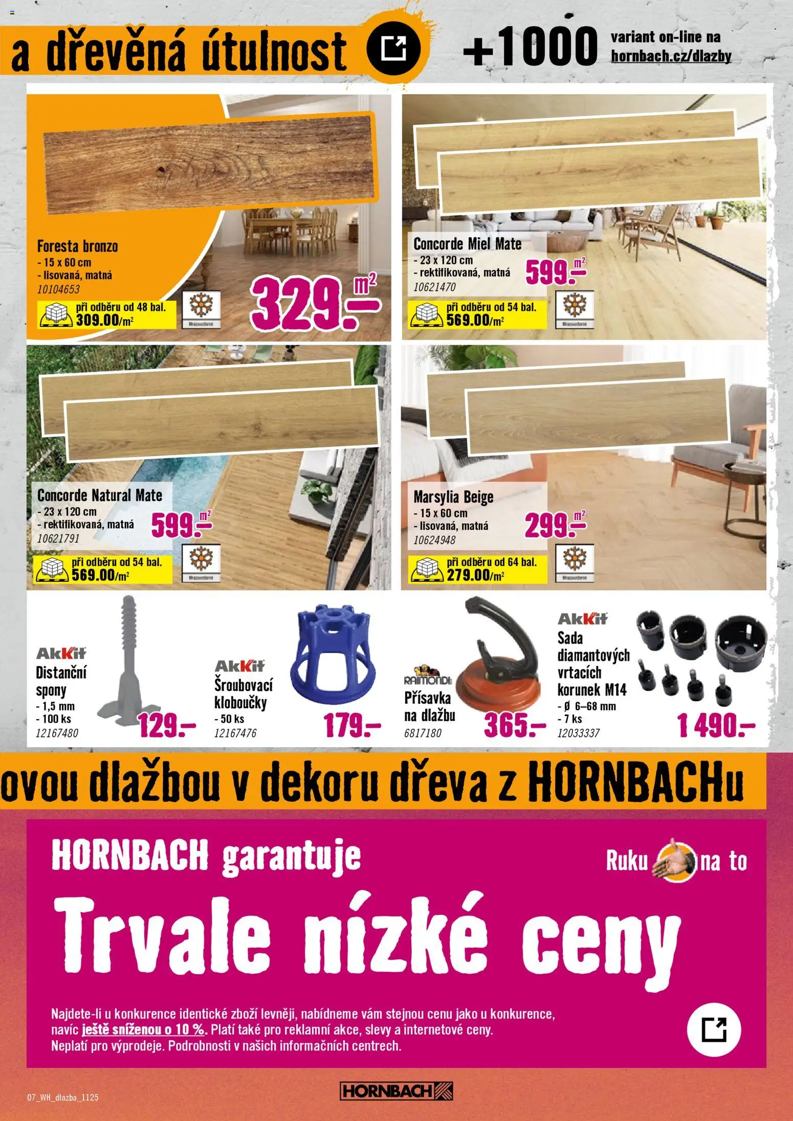 HORNBACH leták - Obklady a dlažby od 19.11.2025 | Strana: 7