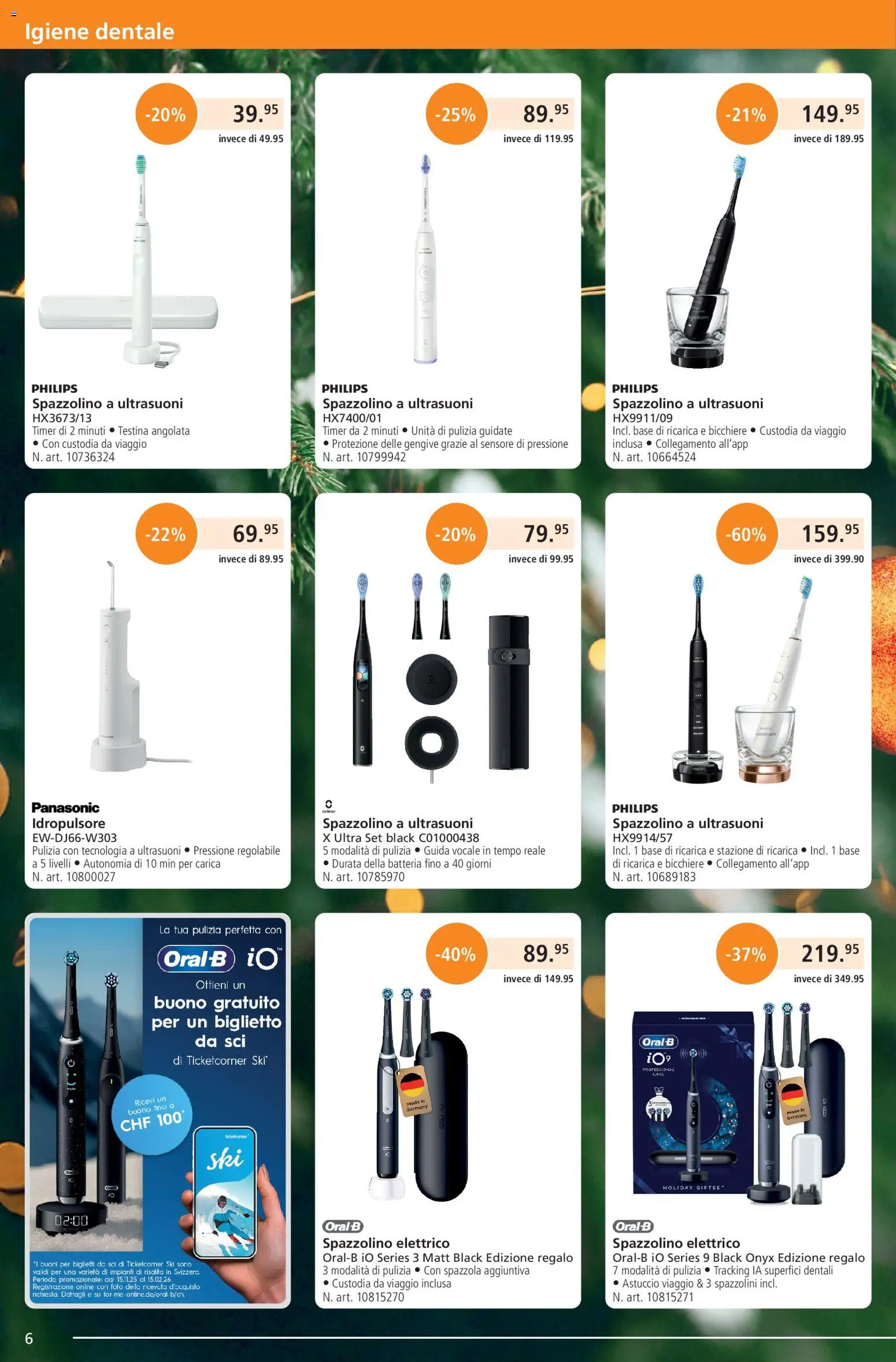 Fust Aktionen IT – gültig ab 01.12.2025 | Seite: 6 | Produkte: Ski, Philips, Panasonic