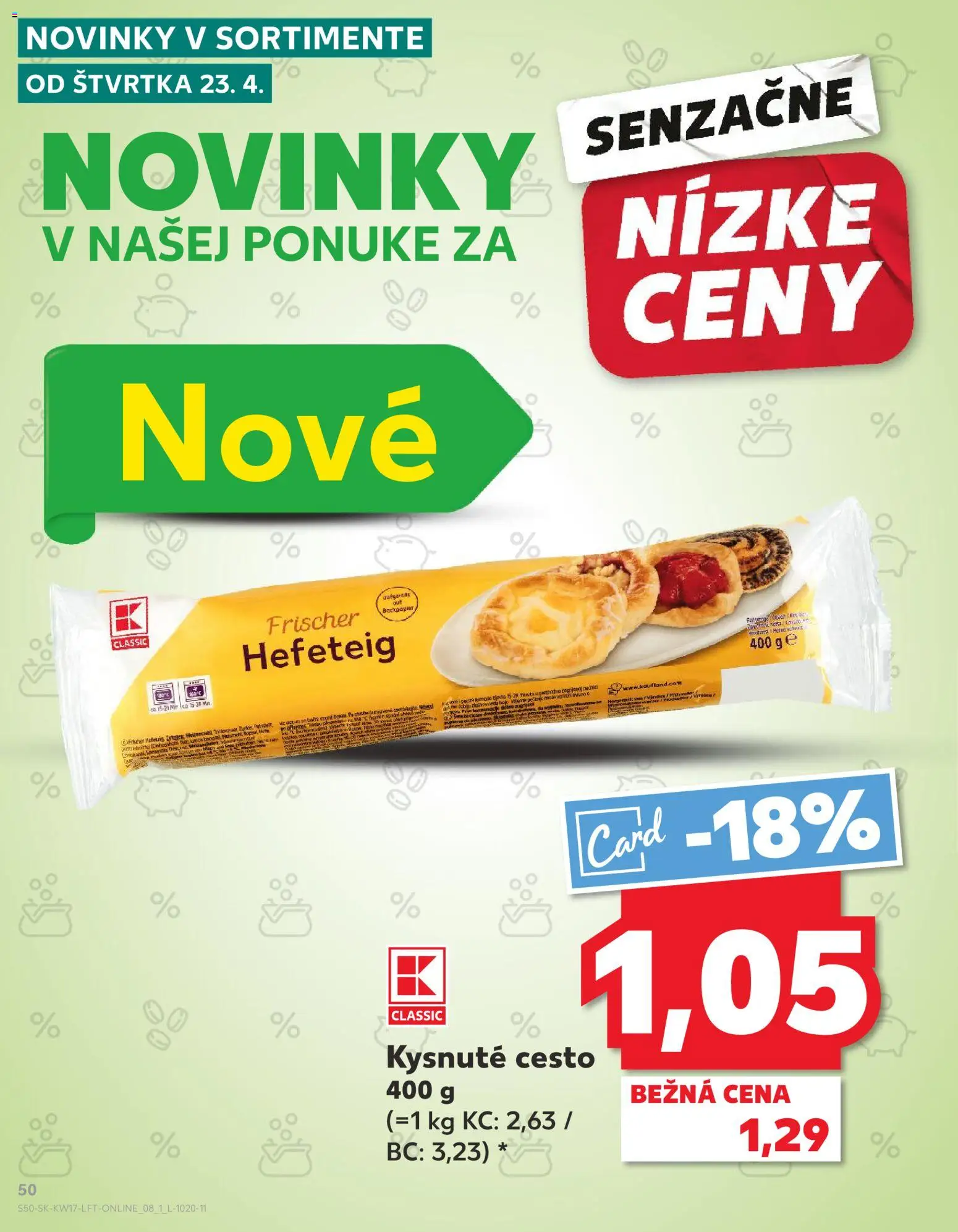 Nové Kaufland akcie – leták je platný od 23.04.2026 | Strana: 50