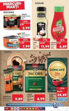 Catalog Kaufland - Ploieşti – valabil de la 09.07.2025 | Pagină: 51 | Produse: Cafea, Carne De Porc, Sos, Usturoi