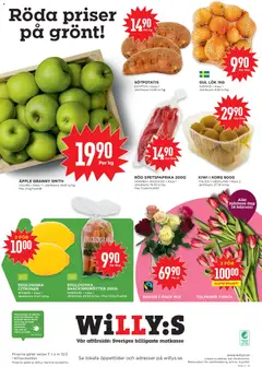 ÄPPLE GRANNY SMITH, ITALIEN Klass 1 - Förhandsvisning av reklamblad från butik Willys aktuell från 09.02.2026 | Sida: 8