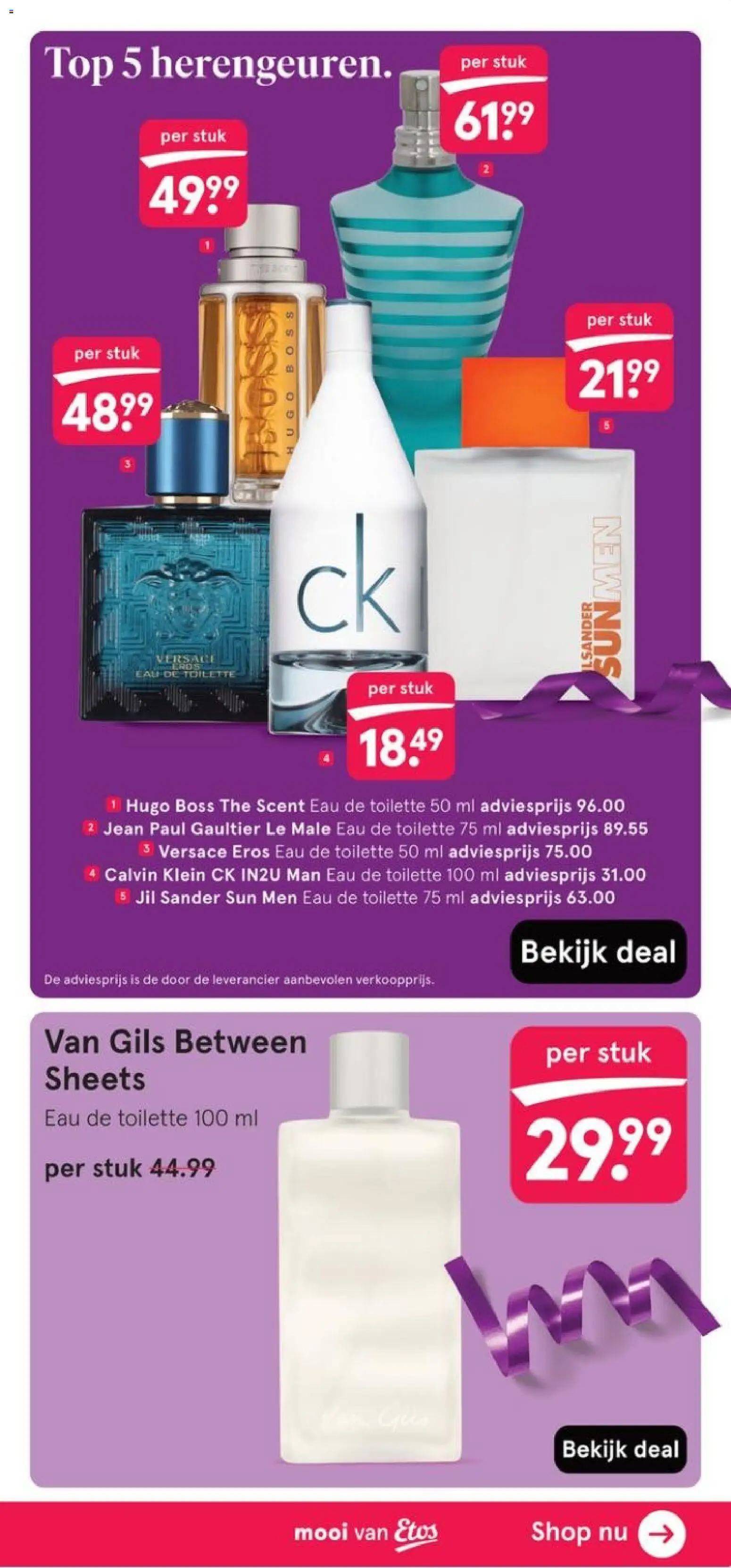 {H1} | Pagina: 25 | Producten: Eau de toilette