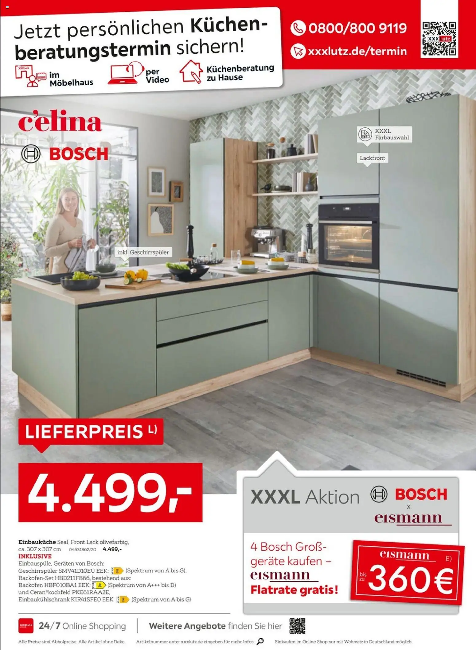 XXXL Lutz - Küchentesterinnen und -tester gesucht – gültig ab 20.12.2025 | Seite: 6 | Produkte: Einbauküche, Backofen, Kuchen, Video