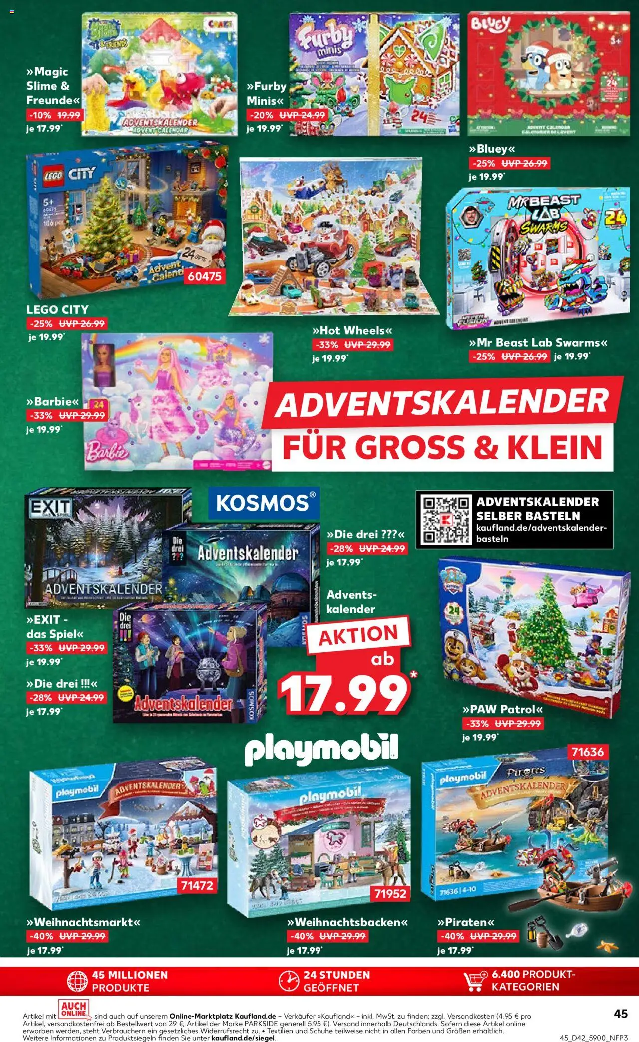 Kaufland prospekt Frankfurt (Oder)	 – gültig ab 16.10.2025 | Seite: 45 | Produkte: Spiel