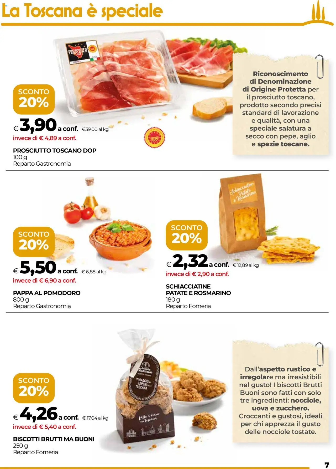 Volantino COOP del 22.05.2025 | Pagina: 7 | Prodotti: Rosmarino, Prosciutto, Aglio, Nocciole