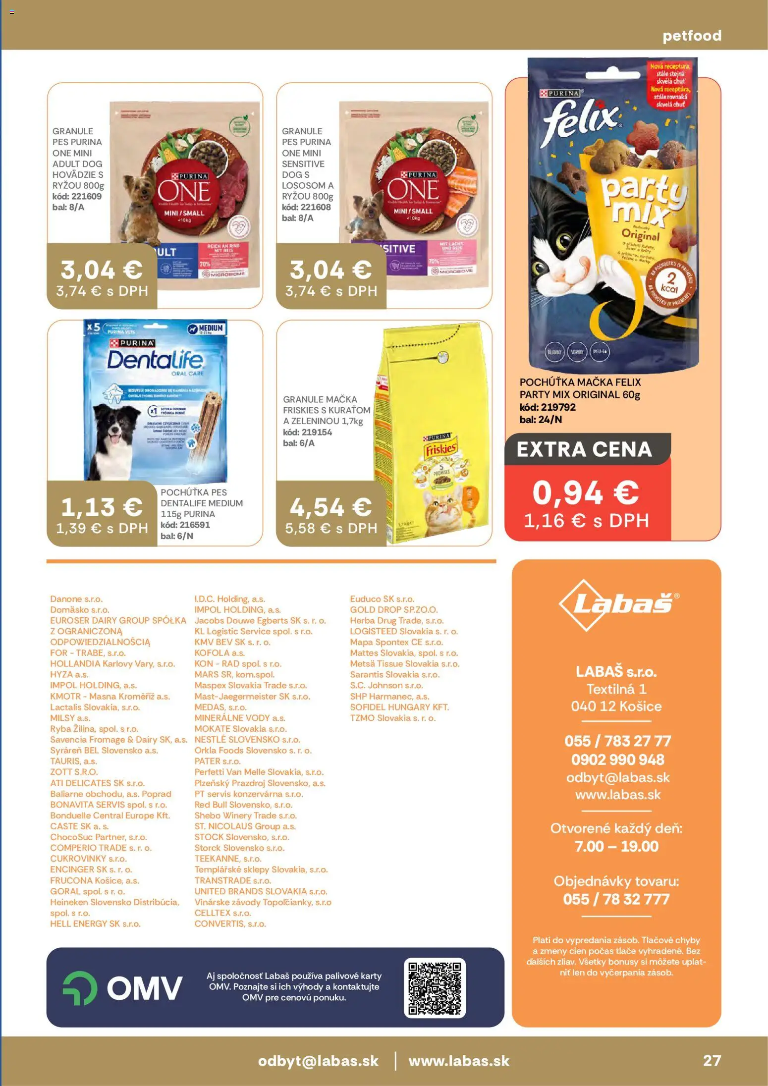 Nové Labaš akcie – leták je platný od 30.01.2026 | Strana: 27 | Produkty: Friskies, Red Bull, Kofola, Ryba