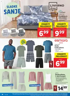 Lidl katalog │ velja od 21.08.2025 | Stran: 48 | Izdelki: Vzglavnik, Pižama, Odeja, Posteljnina
