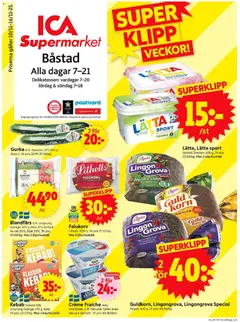 ICA Supermarket - Båstad - Förhandsvisning av reklamblad från butik ICA Supermarket aktuell från 10.11.2025