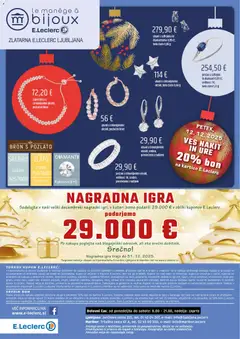 E.leclerc katalog akcije – veljaven od 10.12.2025 | Stran: 48 | Izdelki: Igra, Zapestnica, Prstan, Uhani