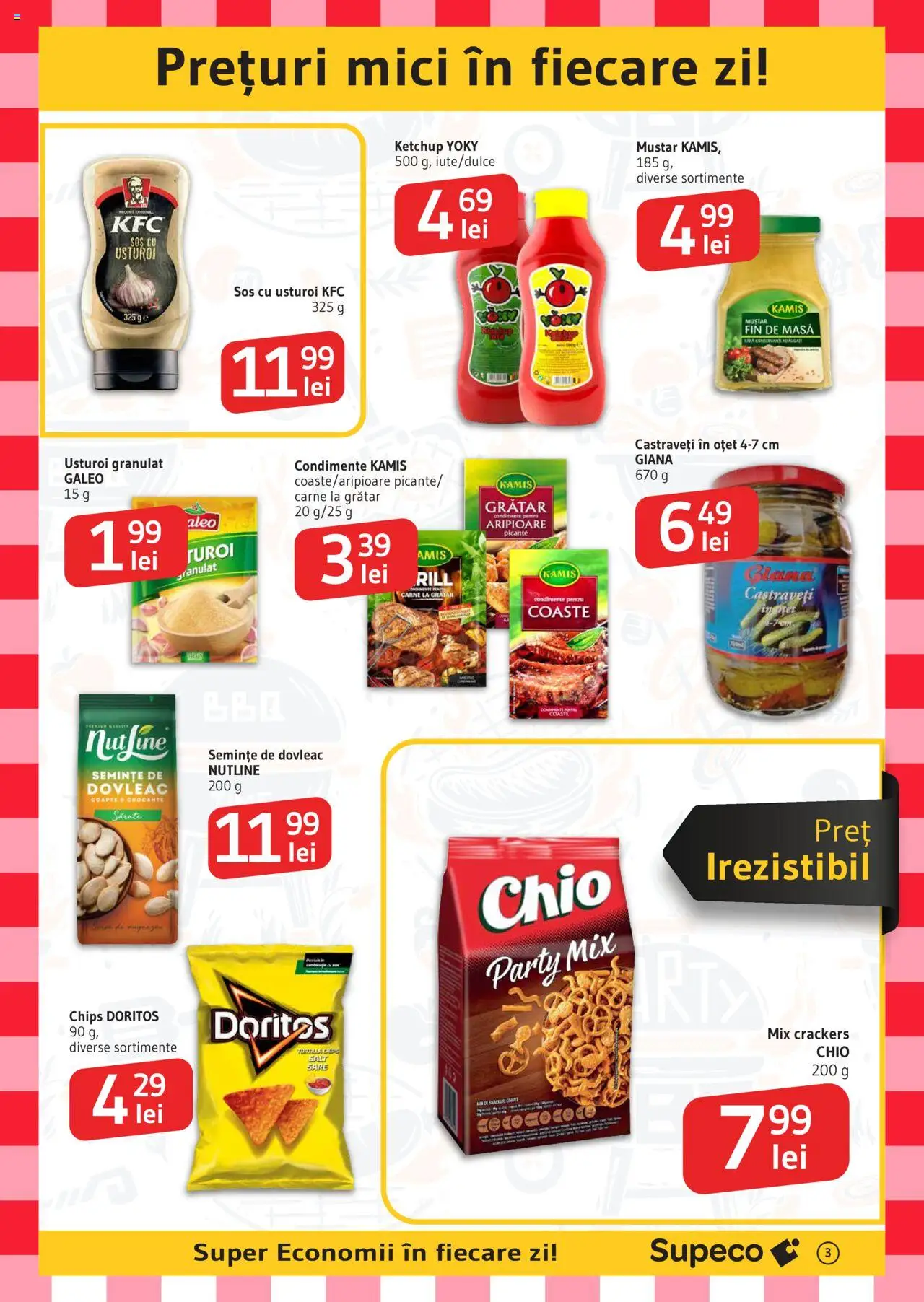 Catalog Supeco – valabil de la 07.08.2025 | Pagină: 3 | Produse: Masă, Mici, Ketchup, Sos