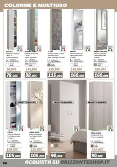Anteprima del volantino Orizzonte Mobile catalogo valido a partire dal 16.01.2026 | Pagina: 14 | Prodotti: Specchio