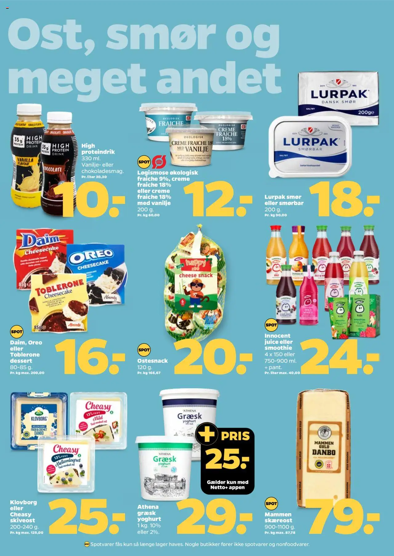 Netto Tilbudsavis gyldig fra 05.07.2025 | Side: 8 | Produkter: Smør, Juice, Creme fraiche, Oreo