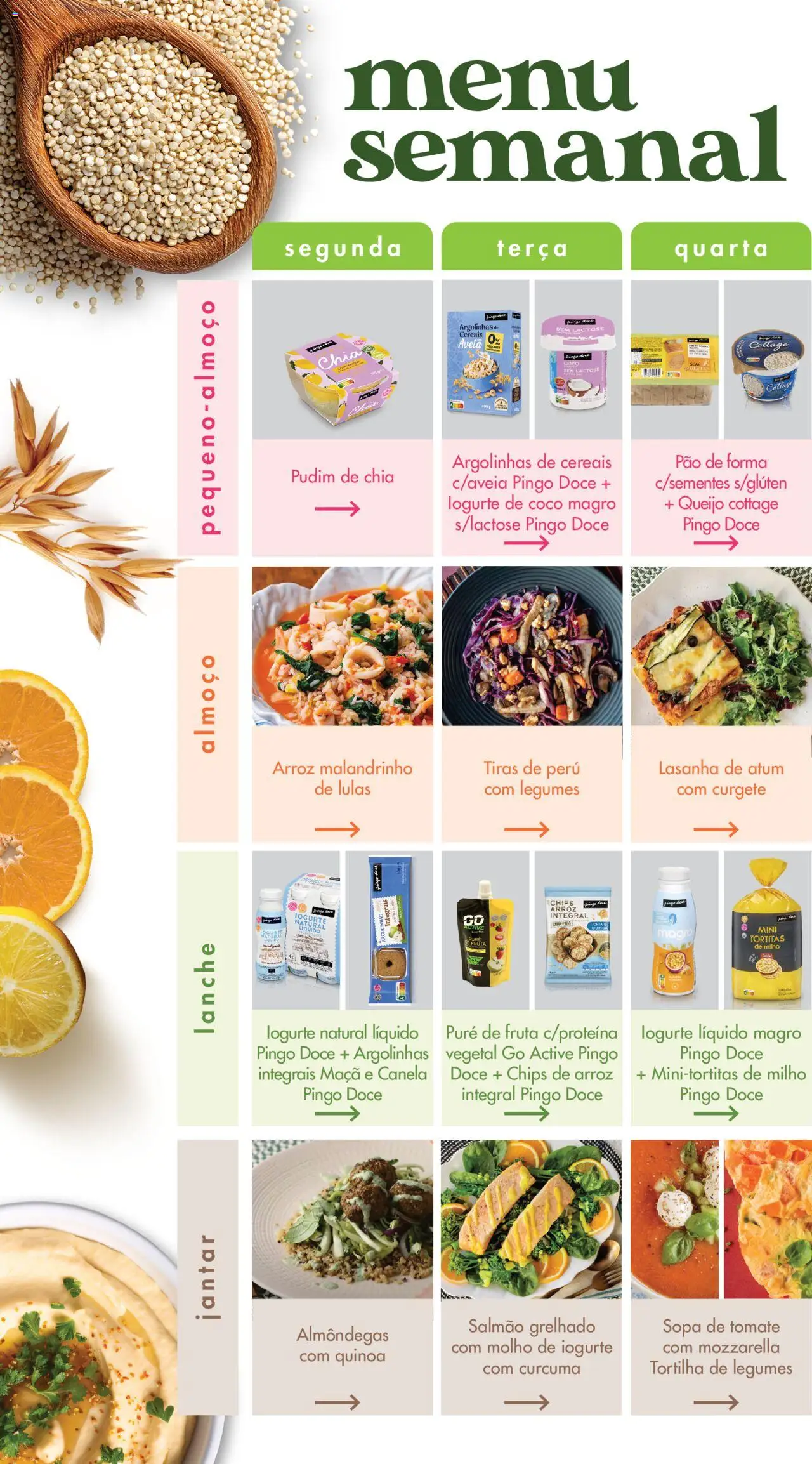 Pingo Doce - Escolhas Equilibradas │ válido de 21.10.2025 | Página: 2 | Produtos: Peru, Curgete, Lasanha, Milho