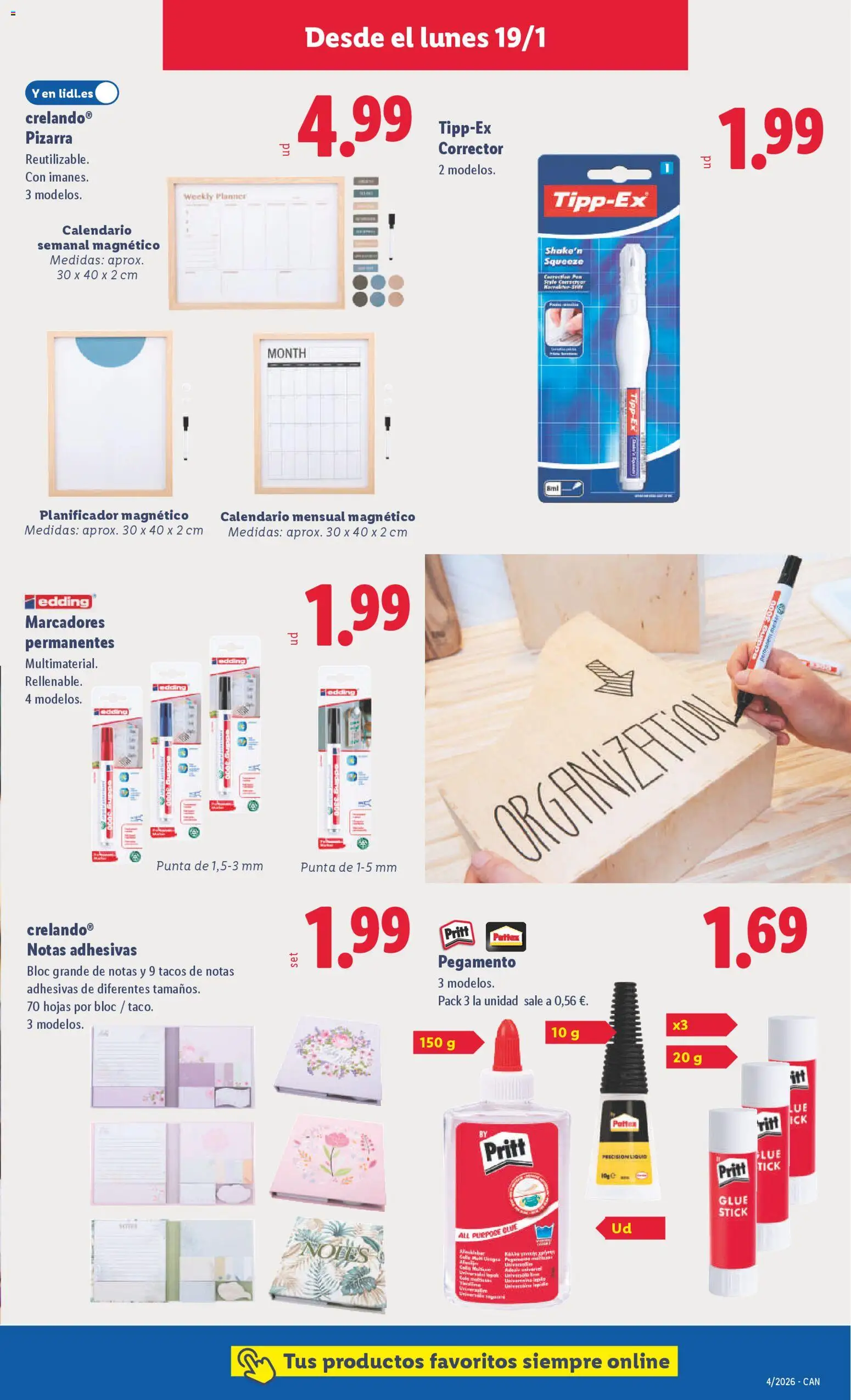 Lidl - Canarias │ válido desde el 19.01.2026 | Página: 17 | Productos: Corrector, Tacos