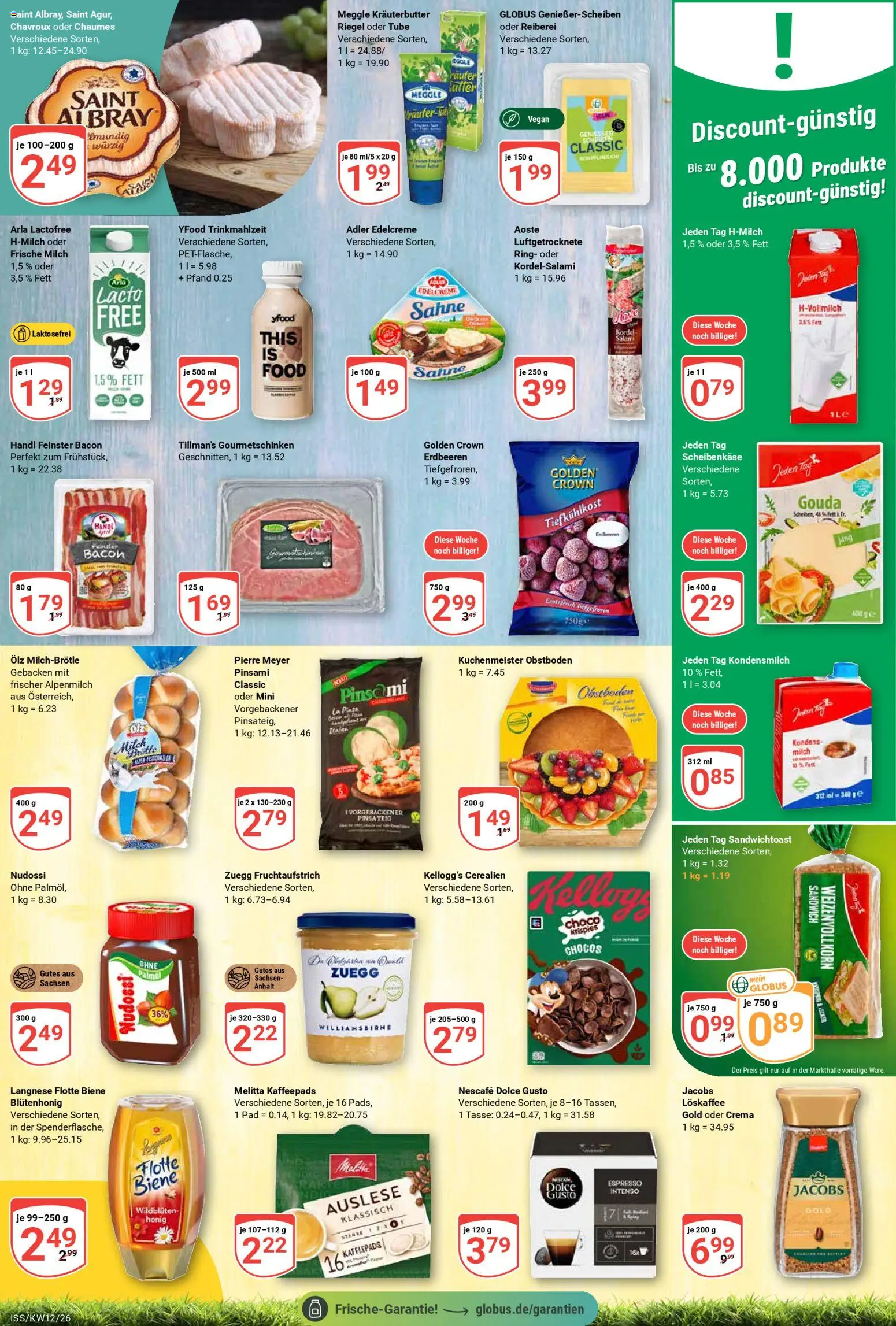 Globus Prospekt 	 – gültig ab 16.03.2026 | Seite: 11 | Produkte: Nescafe, Milch, YFood, Sahne