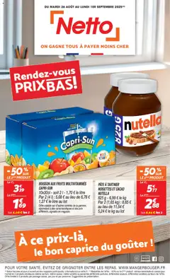 Netto - Prévisualisation de Netto catalogue valide à partir de 26.08.2025