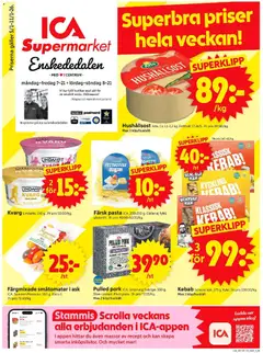 ICA Supermarket - Enskededalen - Förhandsvisning av reklamblad från butik ICA Supermarket aktuell från 05.01.2026