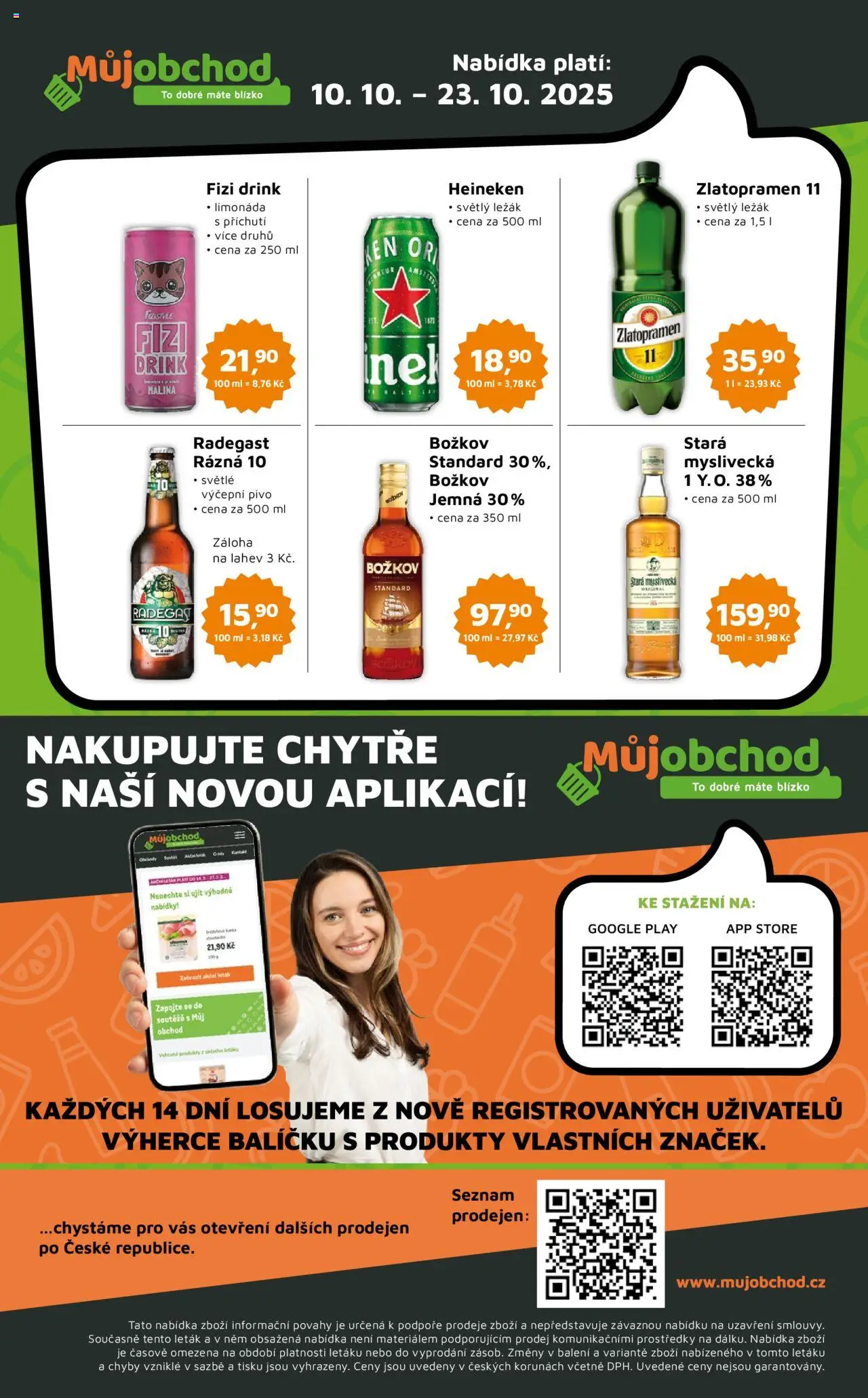 Můj obchod leták - Brand od 10.10.2025 | Strana: 4 | Produkty: Zlatopramen, Limonáda, Pivo, Radegast