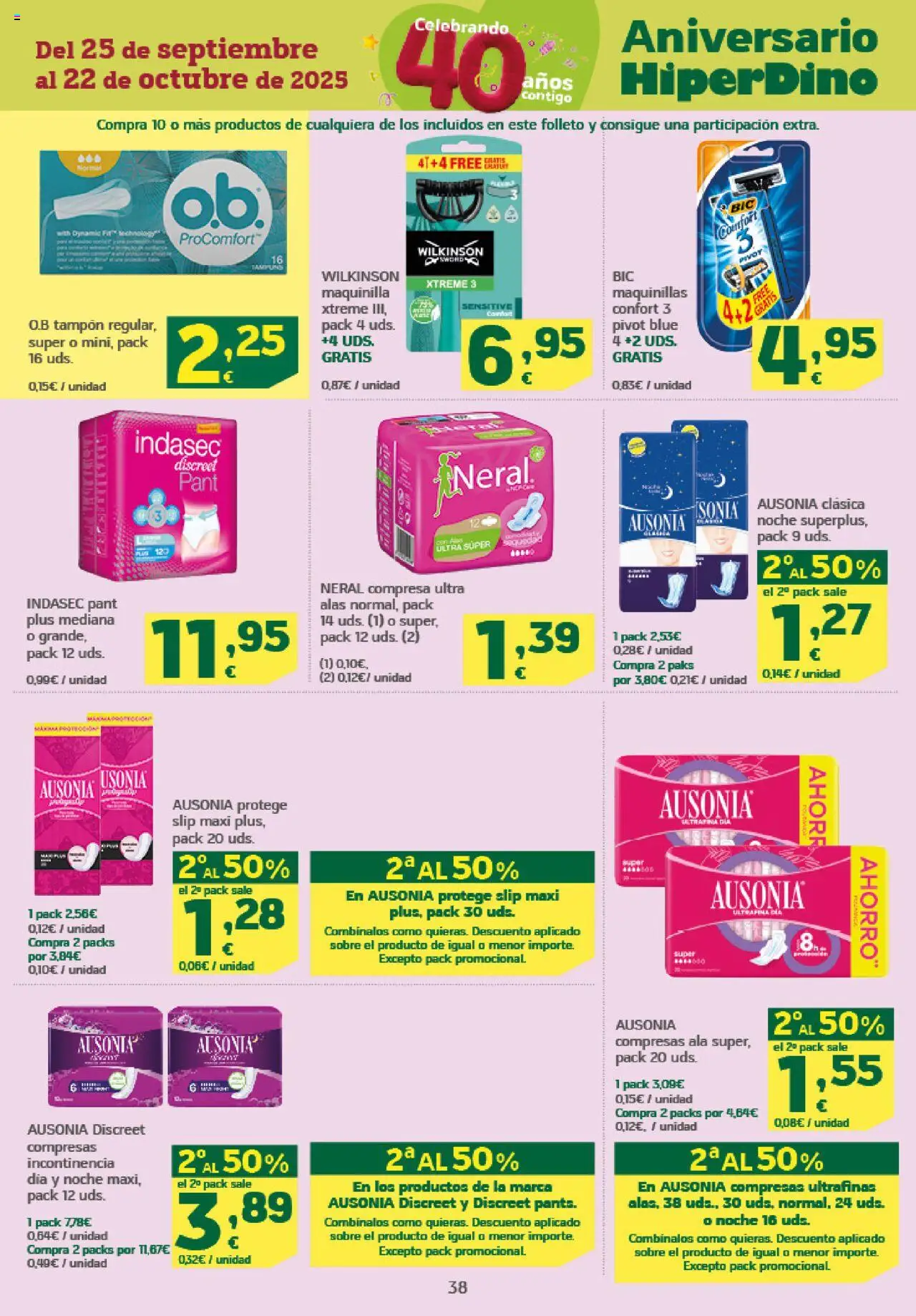 HiperDino folleto │ válido desde el 09.10.2025 | Página: 38 | Productos: Γλυφιτζούρι