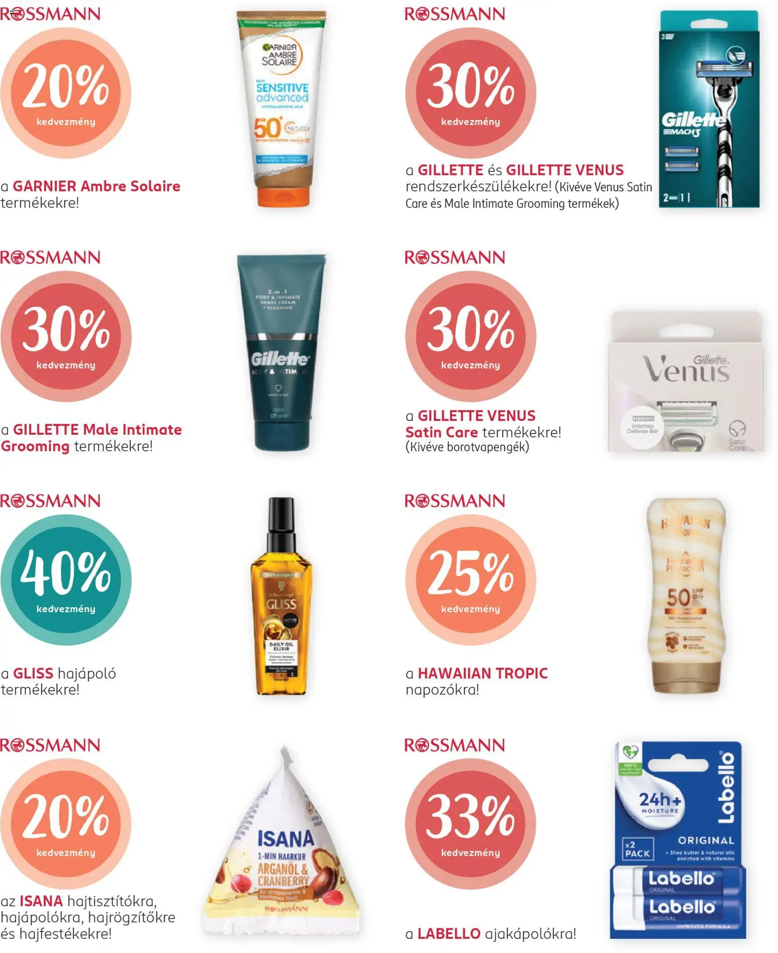 Rossmann akciós ujság - amely érvényes a következő dátumtól: 04.05.2026 | Oldal: 4 | Termékek: Body, Bor