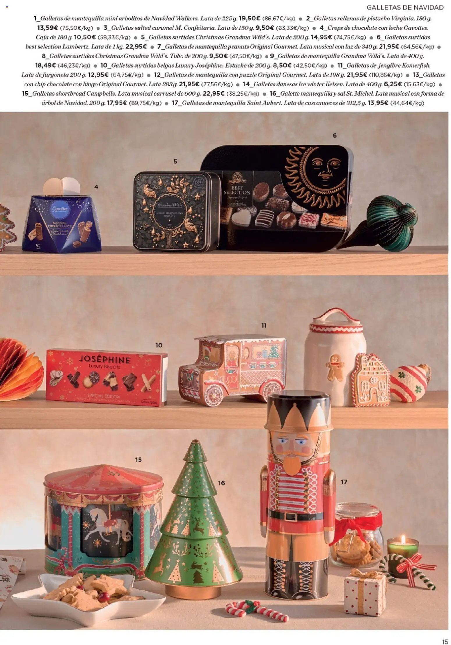 Hipercor - Dulces de Navidad │ válido desde el 20.11.2025 | Página: 15 | Productos: Leche, Chocolate, Chocolate con leche, Caja