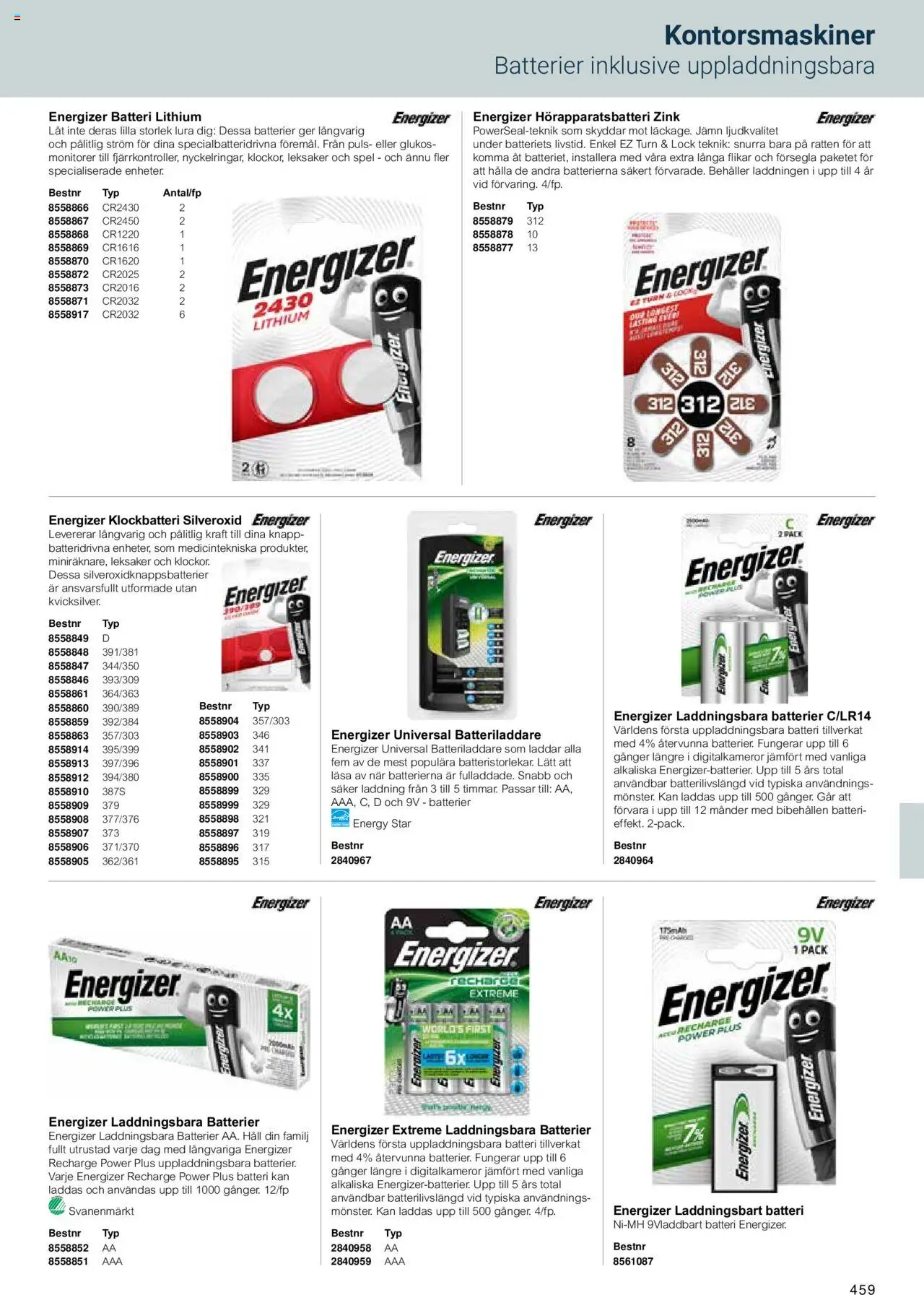 Office Depot reklamblad aktuell från 15.02.2024 | Sida: 461 | Produkter: Batterier, Batteri, Häll, Spel