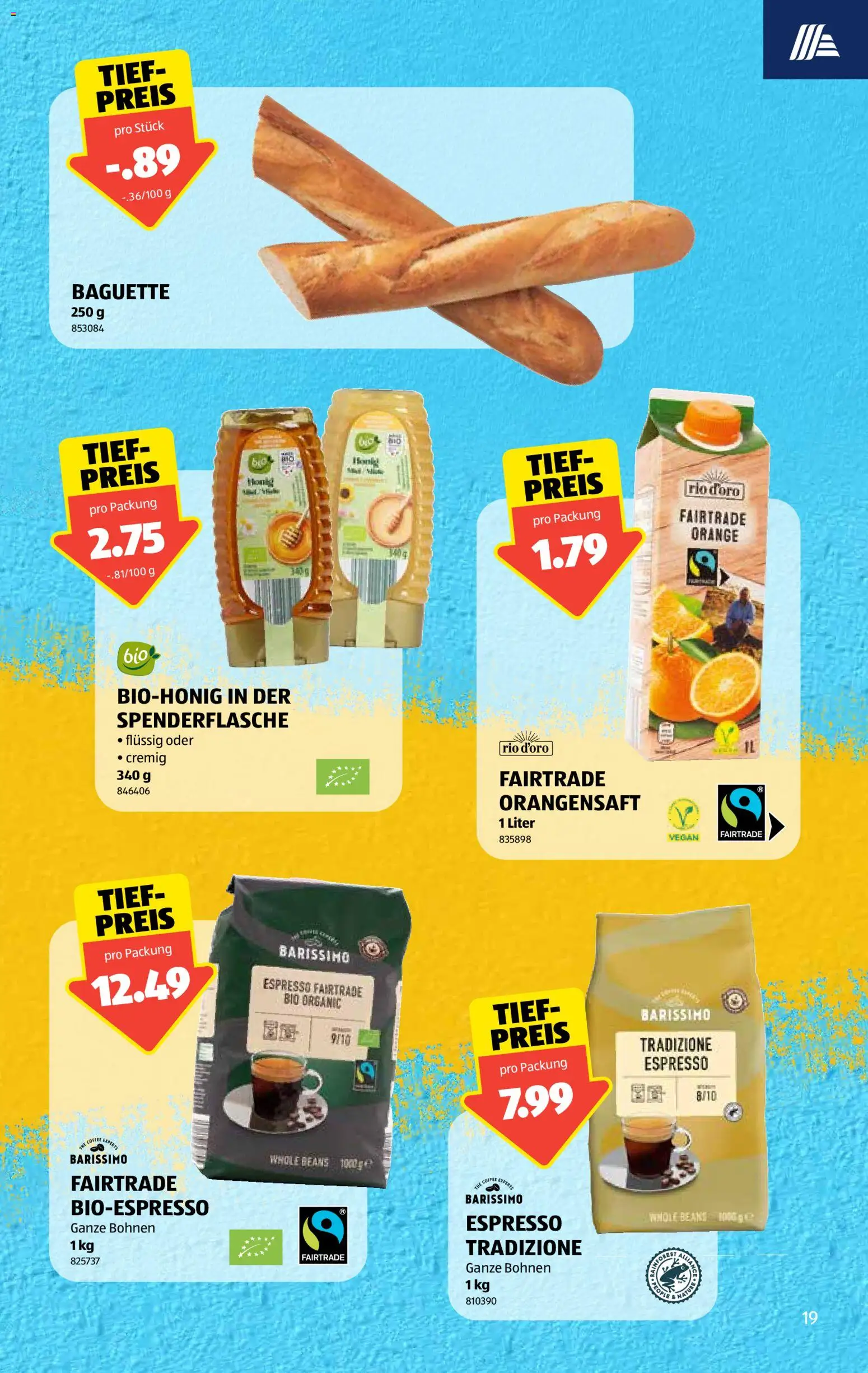 Aldi aktionen – gültig ab 02.04.2026 | Seite: 20 | Produkte: Baguette, Orangensaft