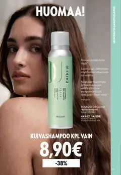 Oriflame-mainoslehti voimassa 11.03.2026 alkaen | Sivu: 155 | Tuotteet: Shampoo, Kuivashampoo