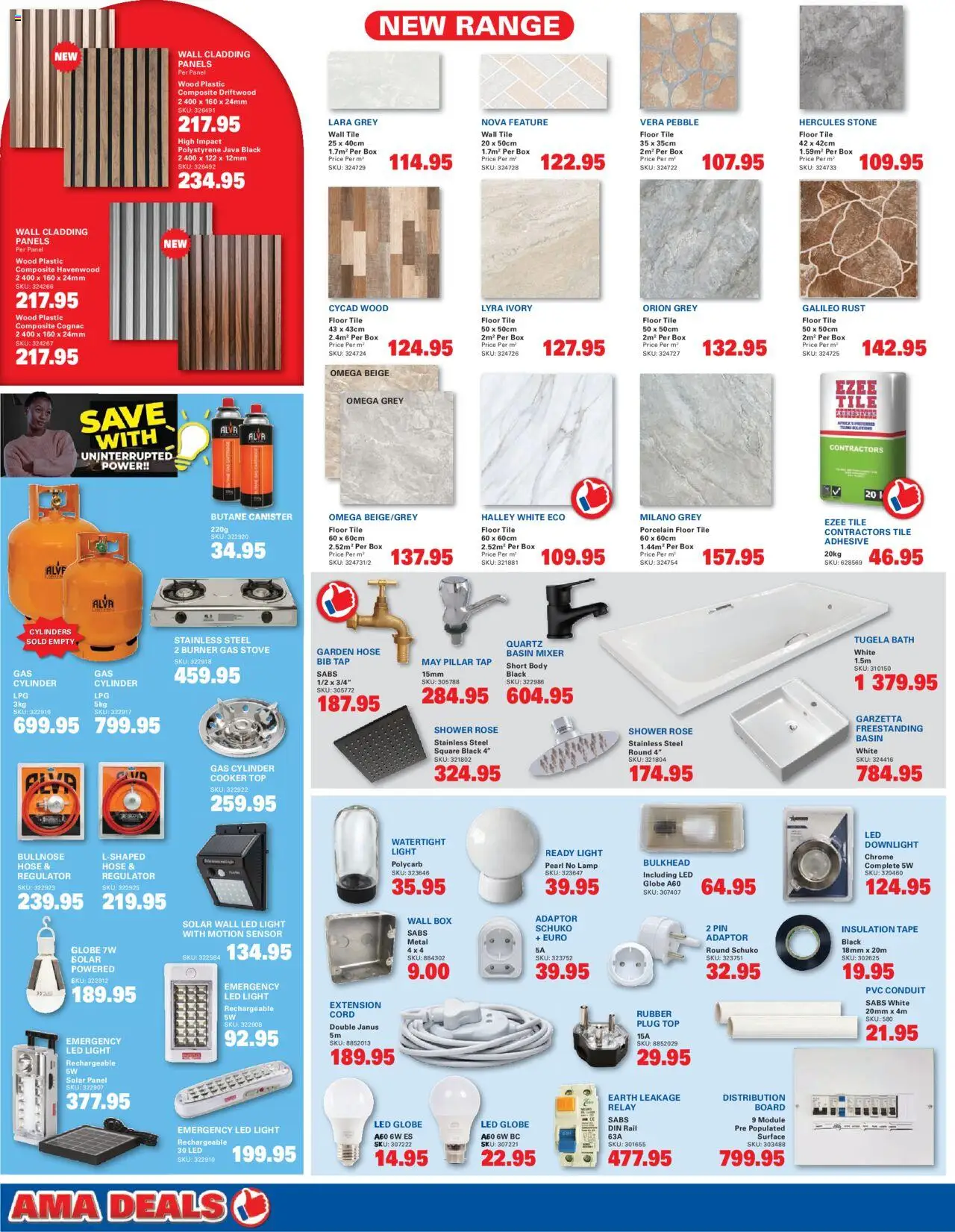 New Cashbuild catalogue – valid from 22.09.2025 | Page: 2 | Products: Cooker, Bath, Shower, Tap