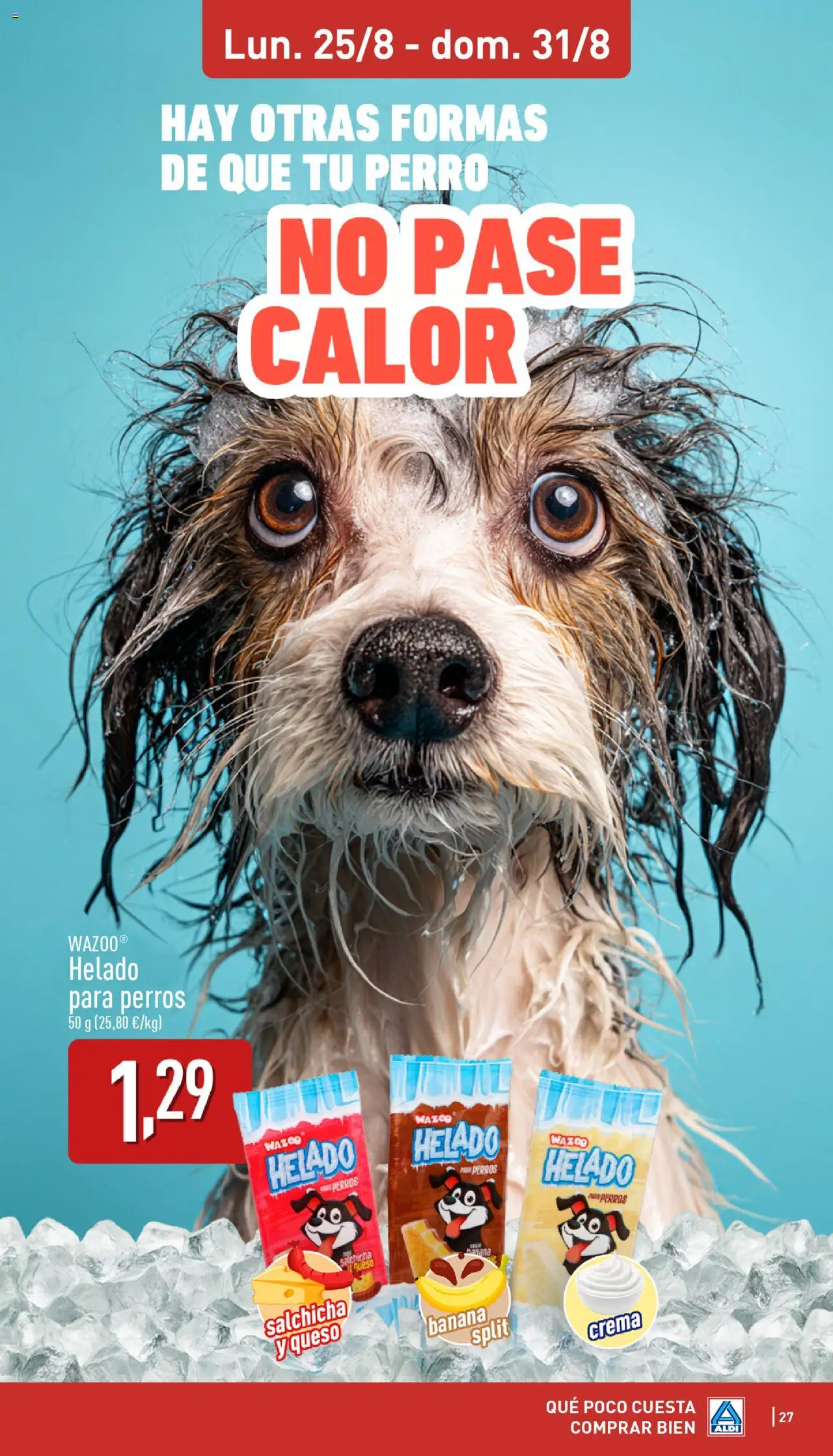 Aldi folleto Canarias │ válido desde el 25.08.2025 | Página: 27 | Productos: Queso, Crema, Helado