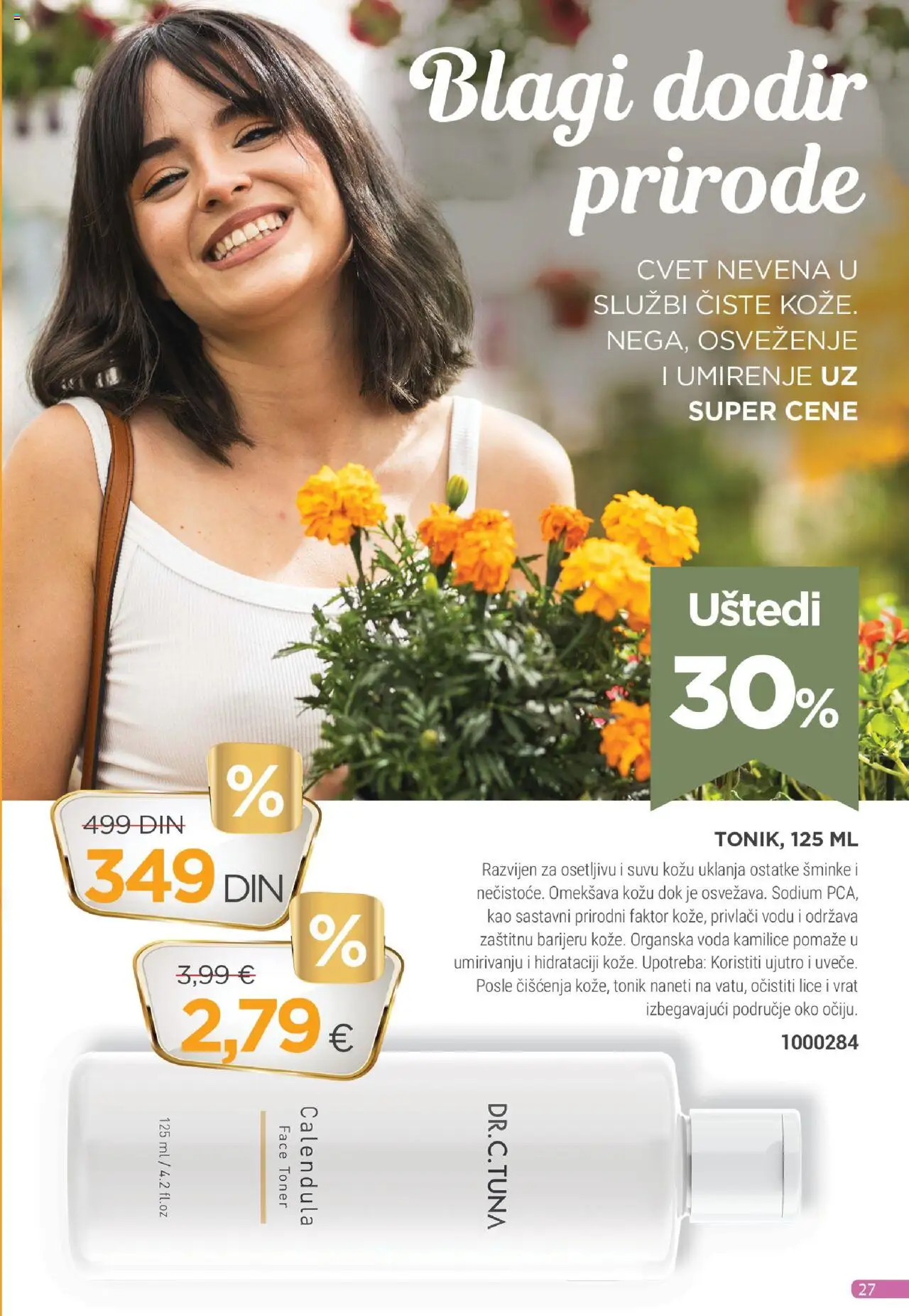 Farmasi katalog - važi od 01.10.2025 | Strana: 27 | Proizvode: Voda, Toner, Tonik