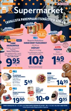 K-Supermarket-mainoslehti voimassa 04.12.2025 alkaen