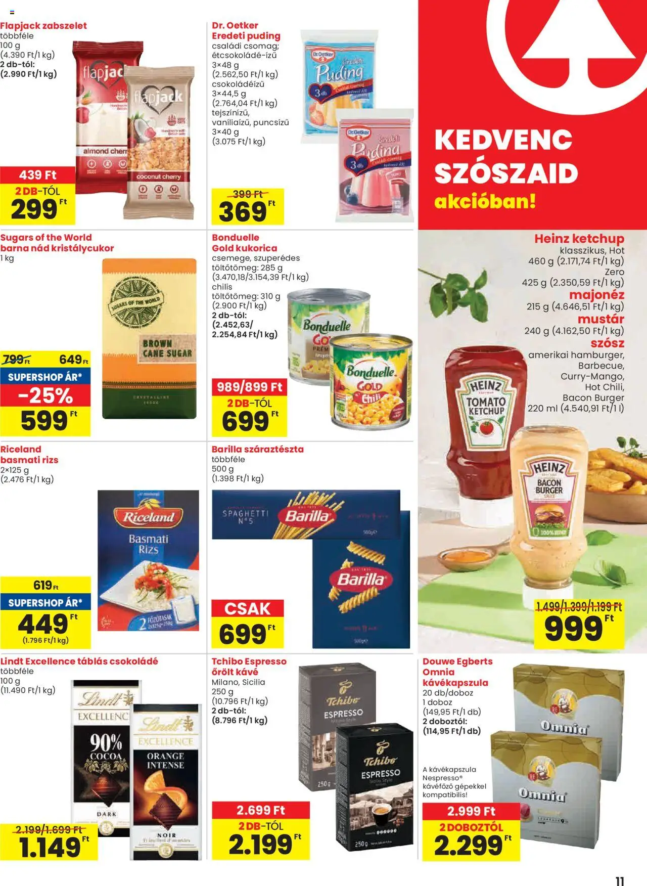 Spar akciós ujság - amely érvényes a következő dátumtól: 28.08.2025 | Oldal: 11 | Termékek: Doboz, Basmati rizs, Mustár, Majonéz