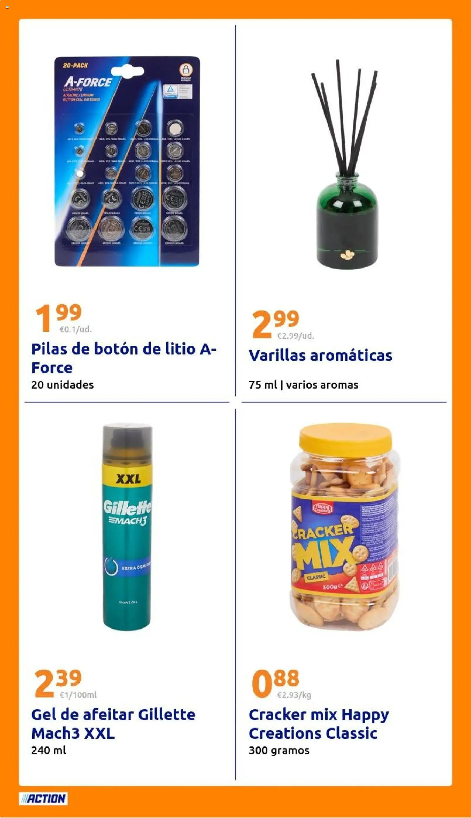 Action - Action week 9 2026 │ válido desde el 25.02.2026 | Página: 26 | Productos: Gel de afeitar