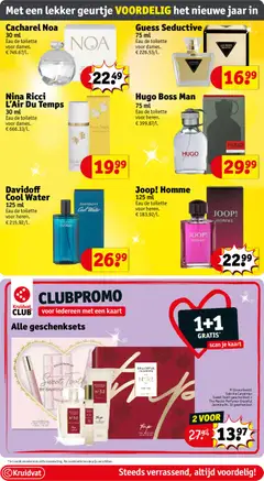 Kruidvat folder week 1 - Voorbeeld van een folder van Kruidvat, geldig van 30.12.2025 | Pagina: 5 | Producten: Parfum, Eau de toilette, Kaart, Kan