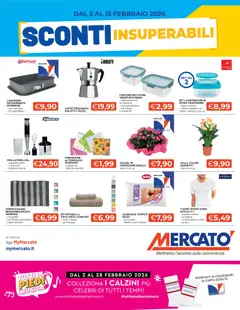 Anteprima del volantino Mercatò Sconti Insuperabili catalogo valido a partire dal 05.02.2026