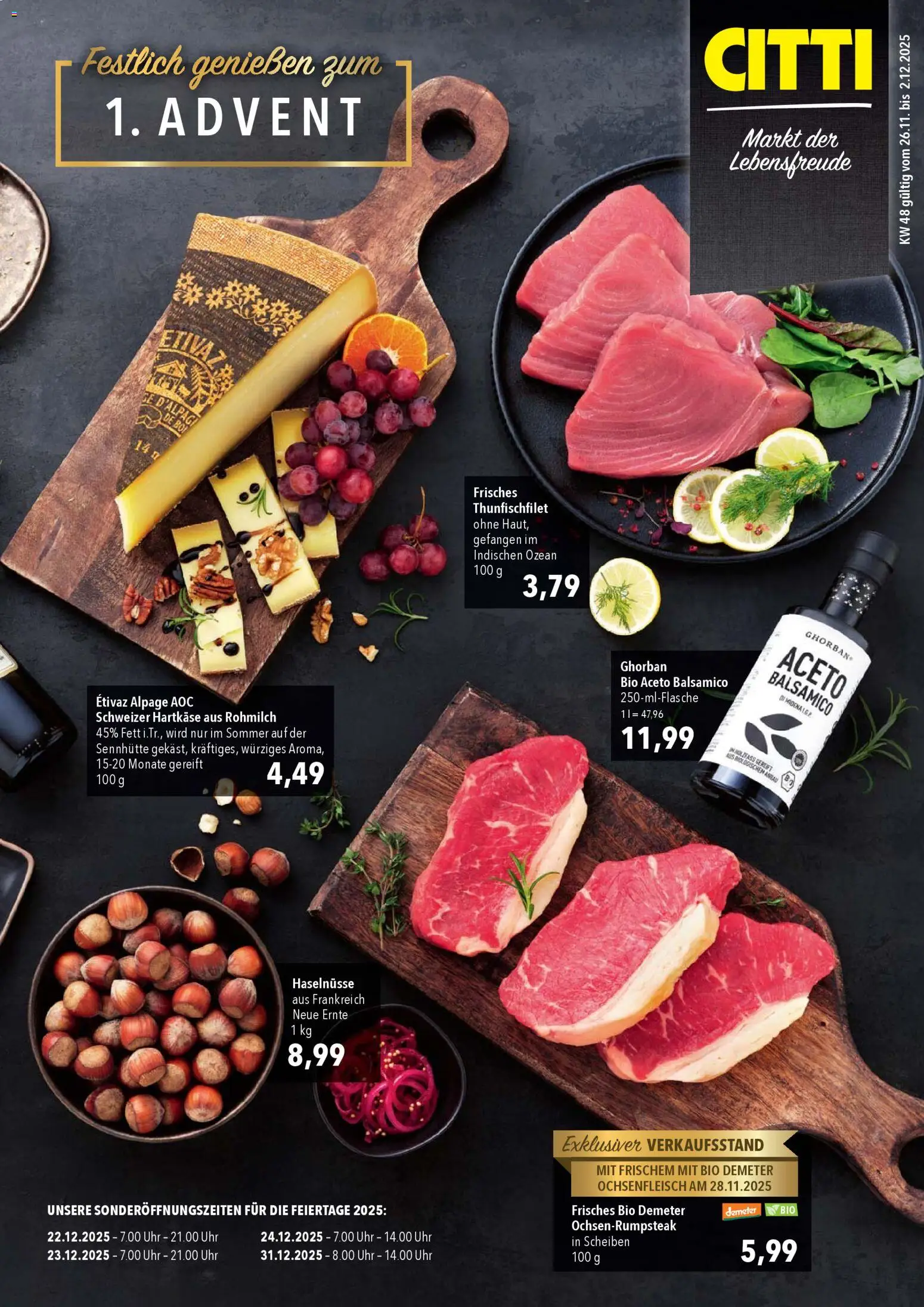 CITTI Markt - Black Friday – gültig ab 26.11.2025 | Seite: 3 | Produkte: Balsamico, Uhr