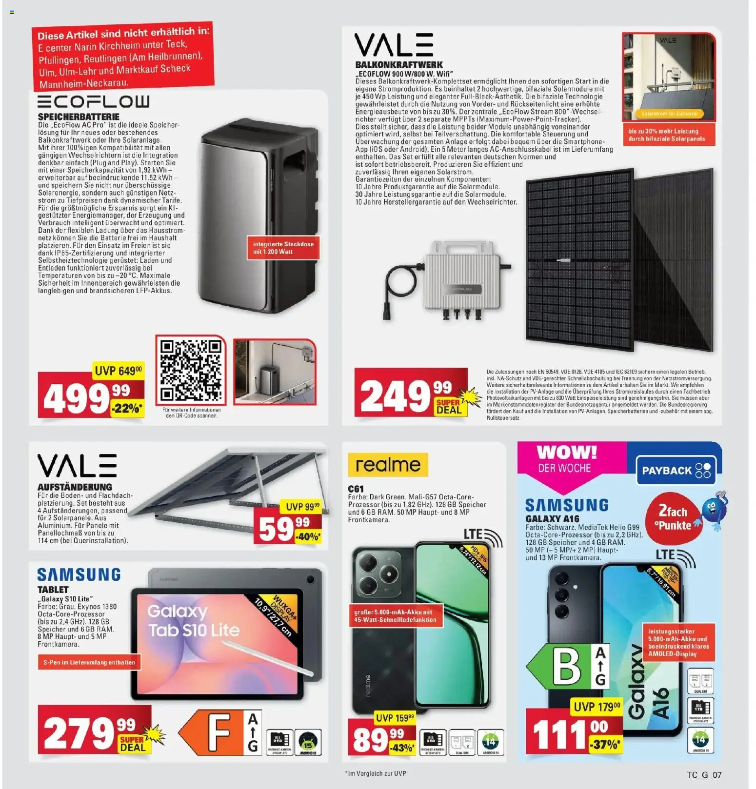 Marktkauf Prospekt Weil Am Rhein	 – gültig ab 30.03.2026 | Seite: 33 | Produkte: Steckdose, Batterie, Smartphone, Tablet