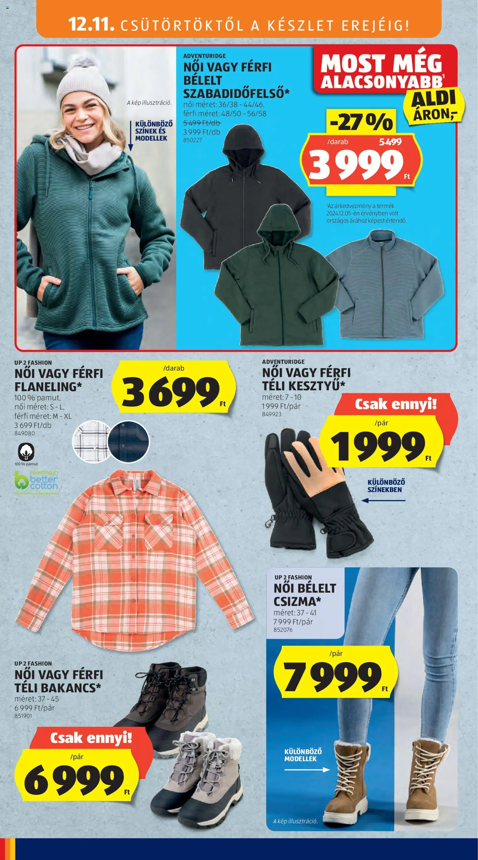 Aldi akciós ujság - amely érvényes a következő dátumtól: 11.12.2025 | Oldal: 34