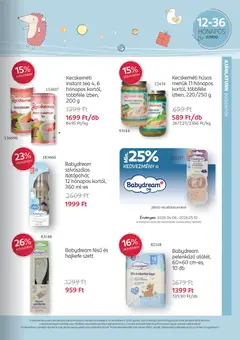 Rossmann Babaprogram - amely érvényes a következő dátumtól: 06.04.2026 | Oldal: 9 | Termékek: Gyümölcstea, Pelenkázó, Rizs, Tea