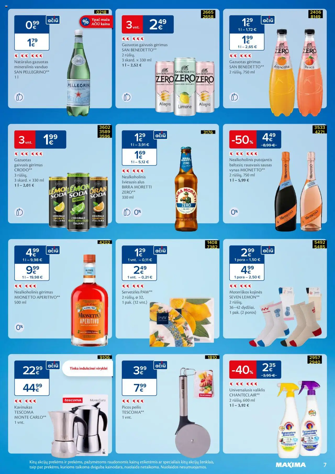 MAXIMA leidinys│galioja nuo 24.06.2025 | Puslapis: 7 | Prekių: Gaivusis gėrimas, Vynas, Alus, Mineralinis vanduo