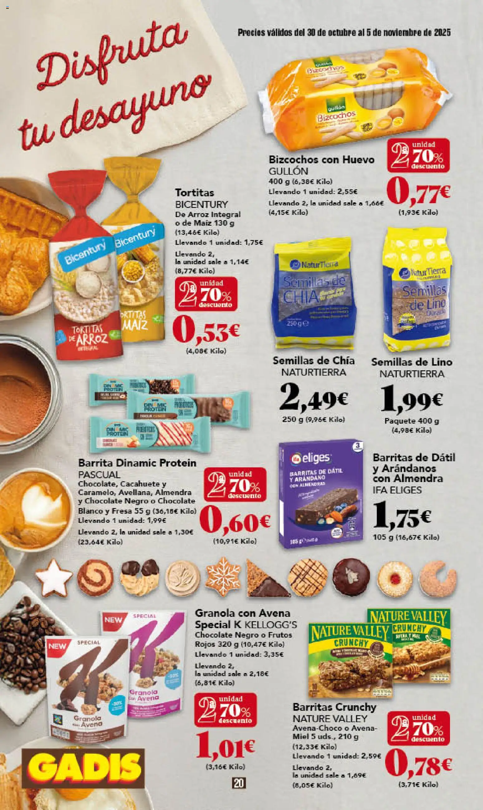 Gadis - folleto │ válido desde el 30.10.2025 | Página: 20 | Productos: Ψηφιακή κάμερα, Chocolate, Arroz
