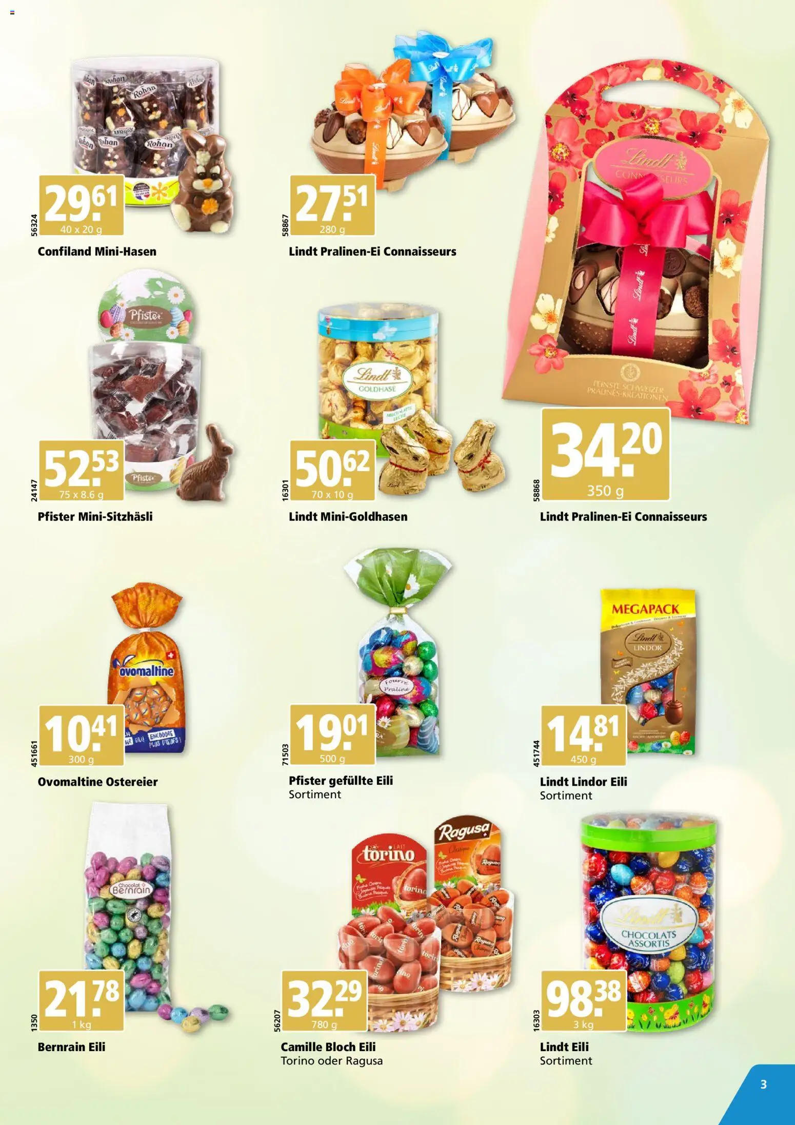 Aligro Aktionen Ostern Chavannes, Matran, Genf, Sitten – gültig ab 16.02.2026 | Seite: 3